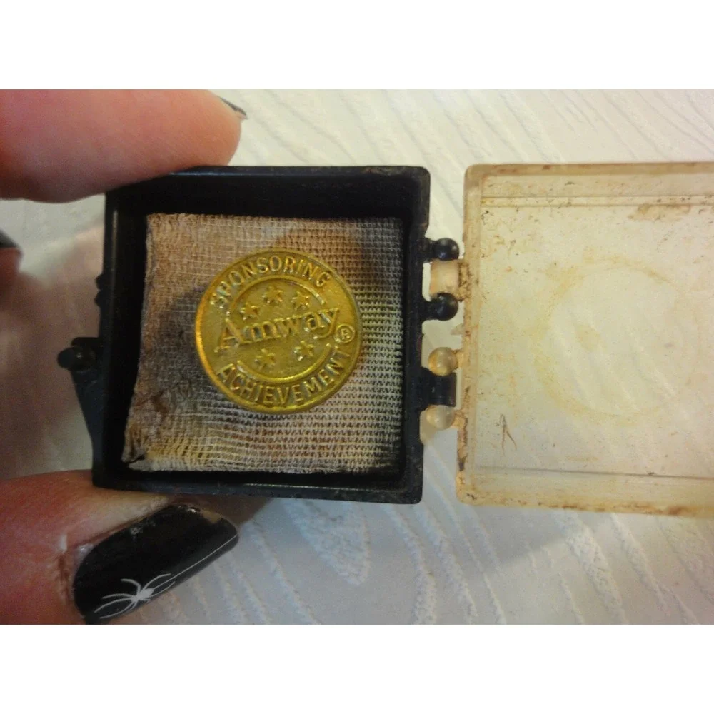 AMWAY sponsoring achievement vintage pin